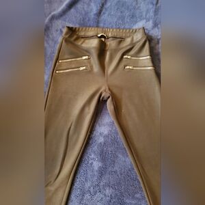 Express Shiny Black Pants